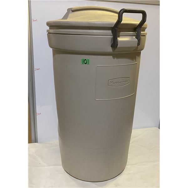 Large Rubbermaid brand garbage can