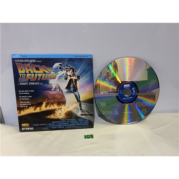 Back to the Future Laser disc Movie