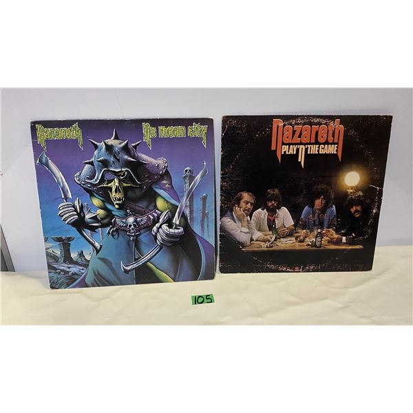 2 Nazareth LP record albums