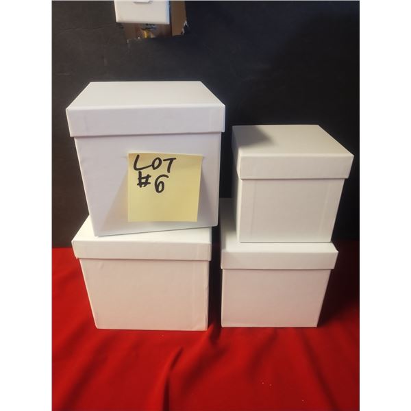 White Gift Box Lot