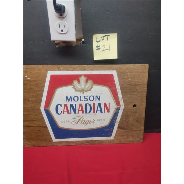 Molson Canadian Sign