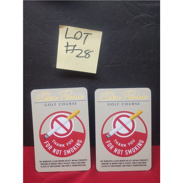 Eden Prairie No Smoking Signs