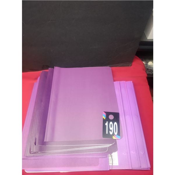 Purple Report Covers