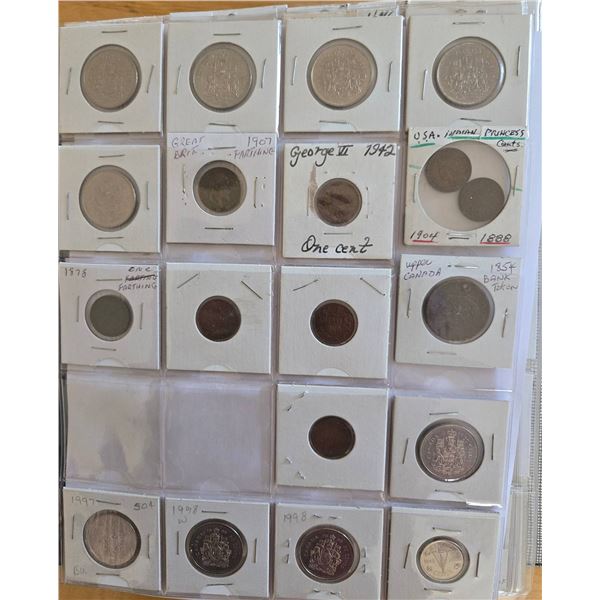 US and Canadian Coins Collection