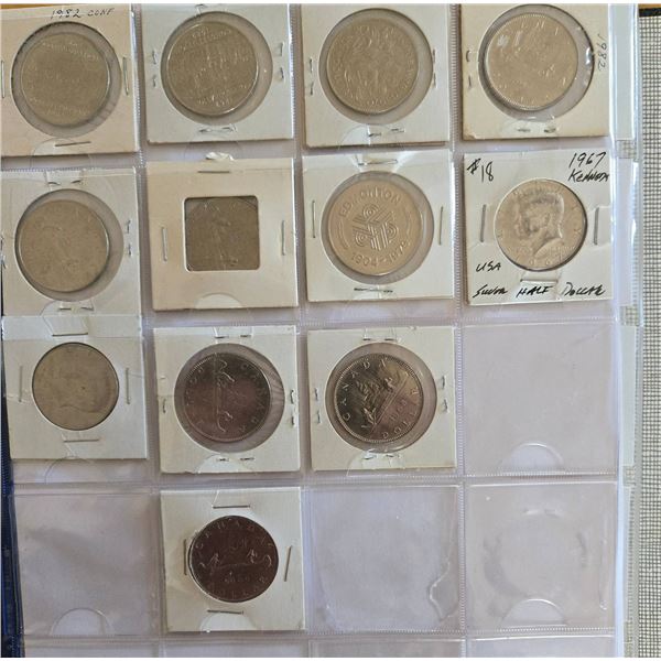 Coin Collection in Sleeves