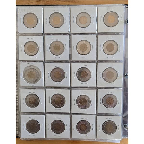 Canadian Novelty Toonies Collection