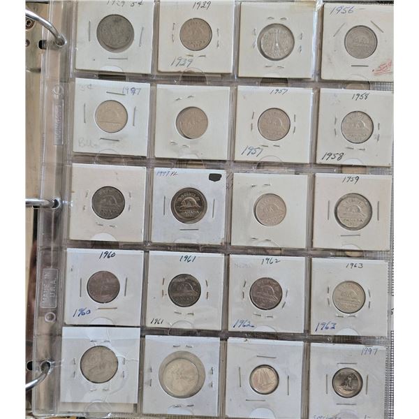 Canadian and US coins