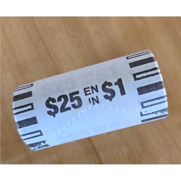 Unopened Bank Roll of 1989 Loonies