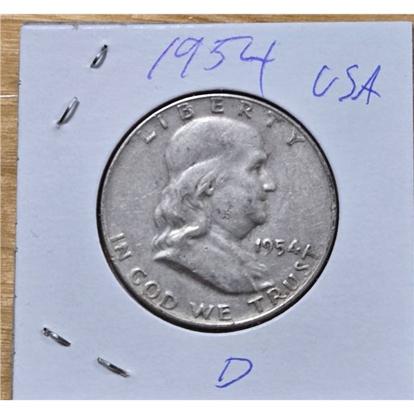 1954-D Franklin Half Dollar