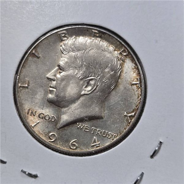 1964 Kennedy Half Dollar, Silver Coin