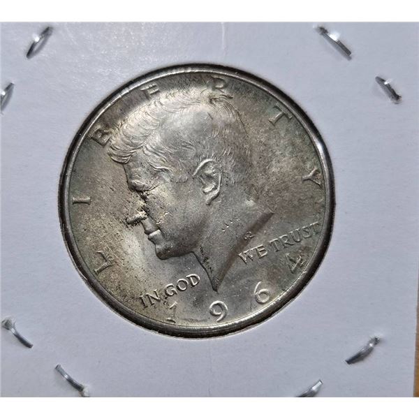 1964 Kennedy Half Dollar Silver Coin