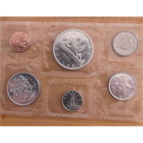 1965 Canada Mint Coin Set in Sealed Package