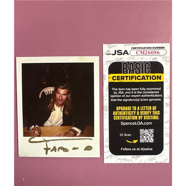 Fabio Lanzoni Autographed Polaroid Photo JSA Basic Certified CM26086