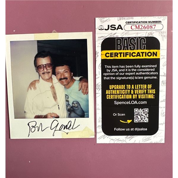 Robert Goulet Autographed Polaroid Photo JSA Certified CM26087