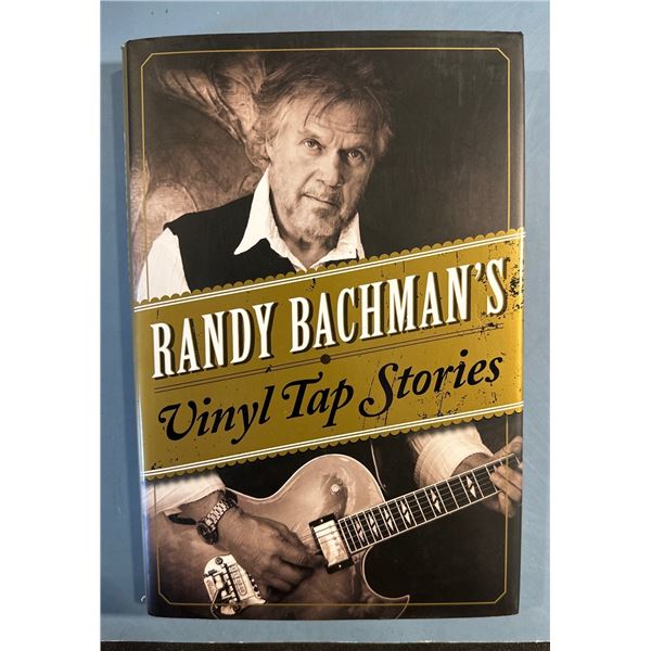 Randy Bachman of the Guess Who signed Hardcover Book Canadian Legend