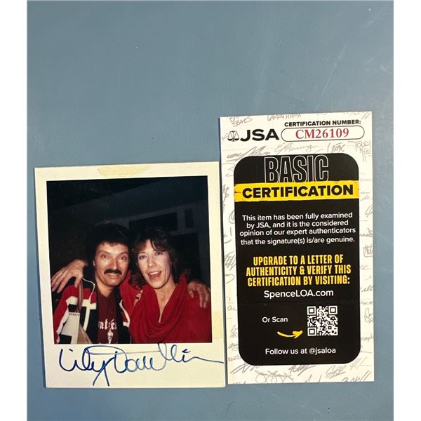 Lily Tomlin Signed Polaroid Photo JSA Certified CM26109
