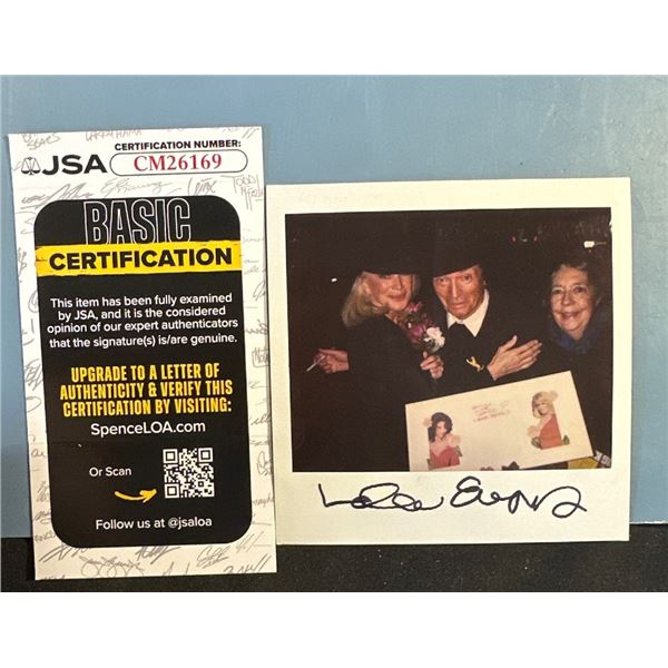 Linda Evans Signed Autograph Polaroid Photo JSA Basic Certification CM26169