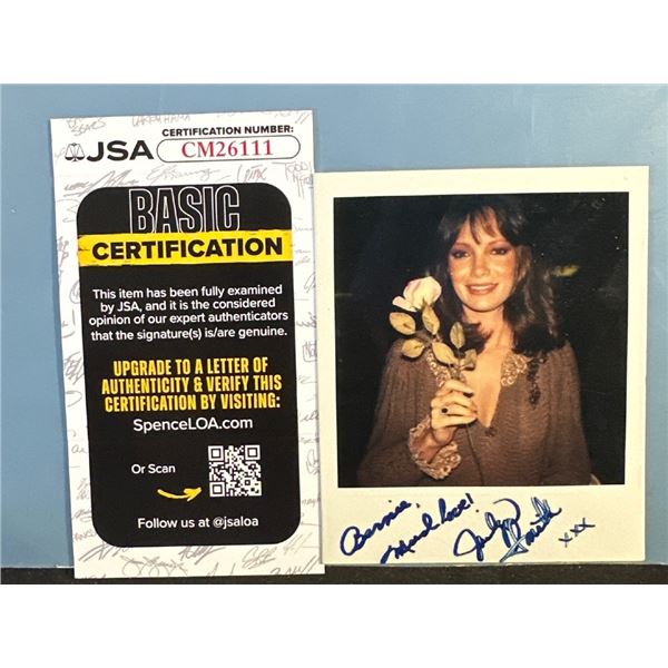 Jaclyn Smith Autographed Polaroid Photo w/ Inscription JSA Certified CM26111