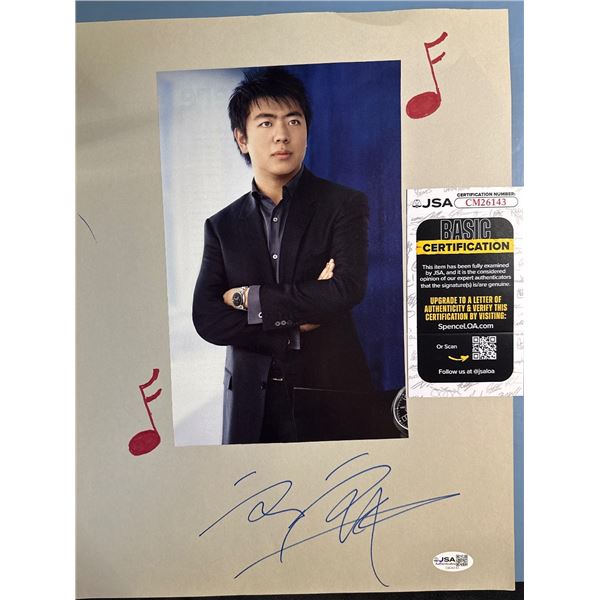 Lang Lang Autographed Photo JSA Certified Authentic Pianist Signature CM26143