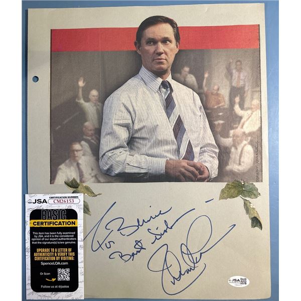 Richard Thomas Signed Autographed Photo Page L.A. Law JSA Certified CM26153