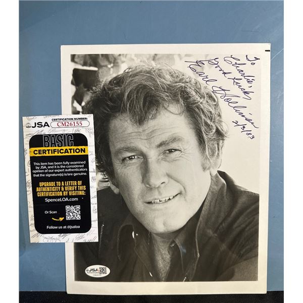 Earl Holliman Autographed 8x10 B&W Photo Signed 1983 JSA COA CM26155