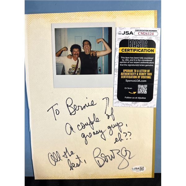Jon Bauman Autographed Photos - JSA Certified