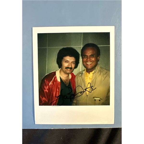 Harry Belafonte Signed Autographed Vintage Polaroid Photo