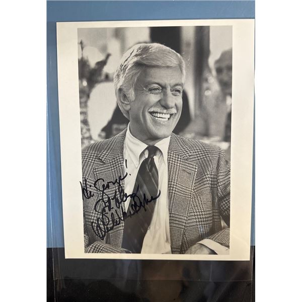 Dick Van Dyke Autographed B&W Photo Signed "To Joyce! Best Wishes"