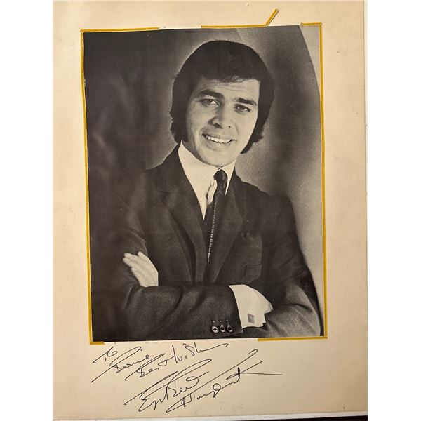 Engelbert Humperdinck Signed Autographed 14x18 Photo Mounted on Board