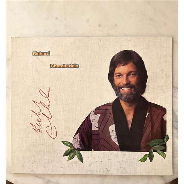 Richard Chamberlain Autographed "Shogun" Portrait on 12x14 Canvas Board
