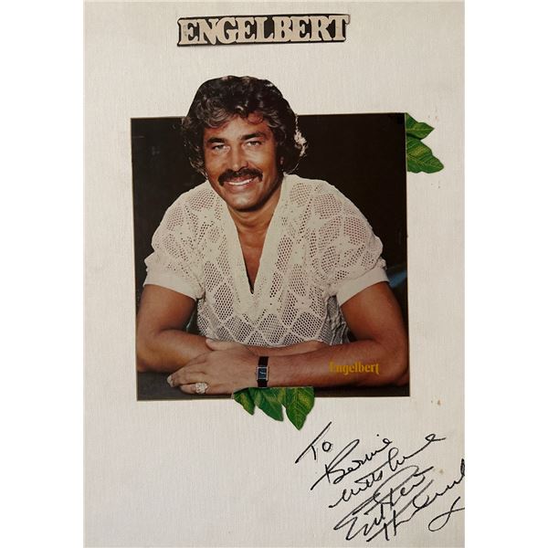Engelbert Humperdinck Signed Autograph Photo Collage on 12x16 Canvas Art