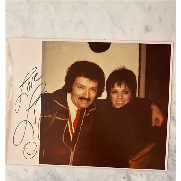 Liza Minnelli Signed Autograph Photo w/ 'Love Liza'