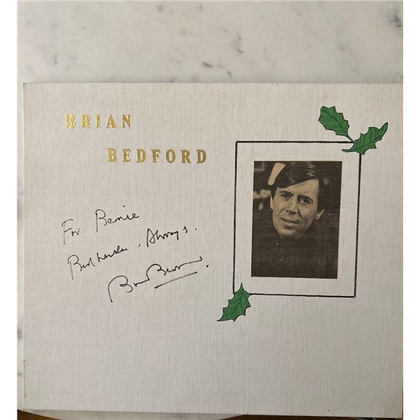 Brian Bedford Autographed Grumbacher Canvas Board 12x14 Signed Memorabilia
