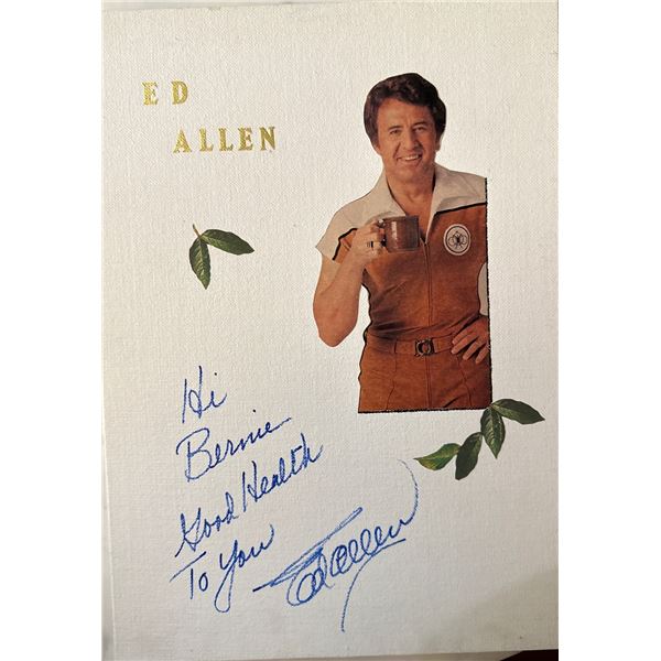 Ed Allen "Space: 1999" Autographed Photo on Hi-Art Canvas Board