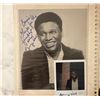 Image 1 : George Wallace Comedian Signed Photo w/ Inscription & Attached Polaroid