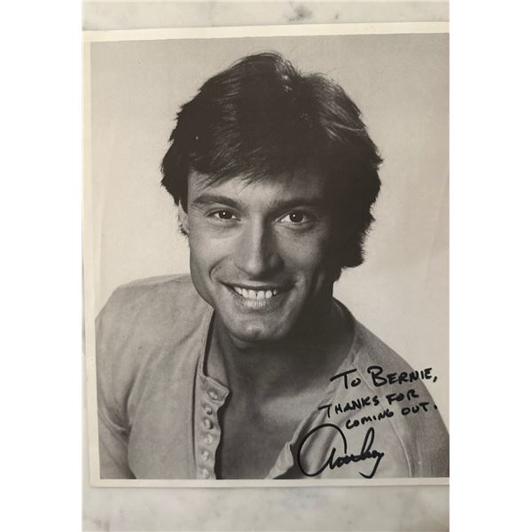 Anthony Addabbo Autographed B&W 8x10 Headshot Photo 1980s Era