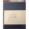 Image 2 : Sabu Signed Index Card Framed