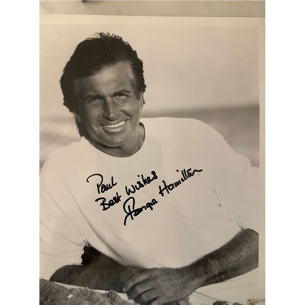 George Hamilton Autographed 8x10 B&W Photograph