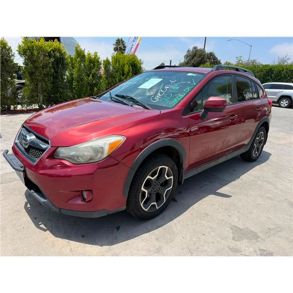 SUBA CROSSTREK 2014 APPT/DUP-T SMOG-15DAYS