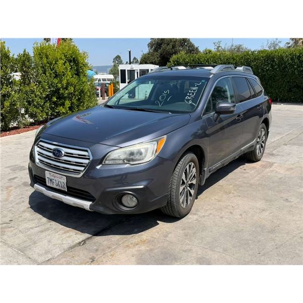 SUBA OUTBACK 2015 O/S TITLE 2 DAYS