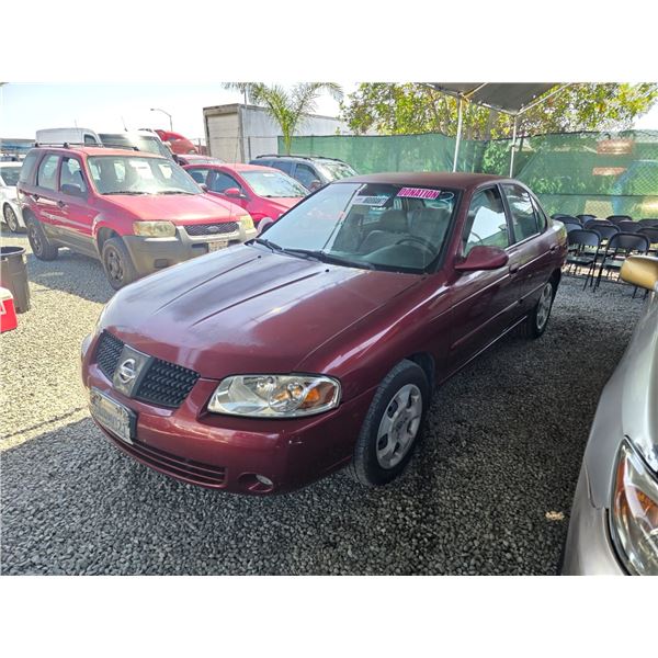 NISSAN SENTRA 2004 ADT SALV EXPORT ONLY
