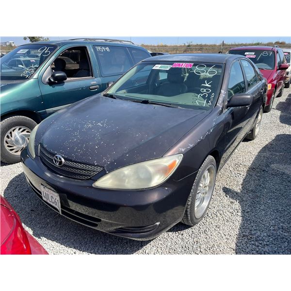 TOYOTA CAMRY 2002 T-DONATION