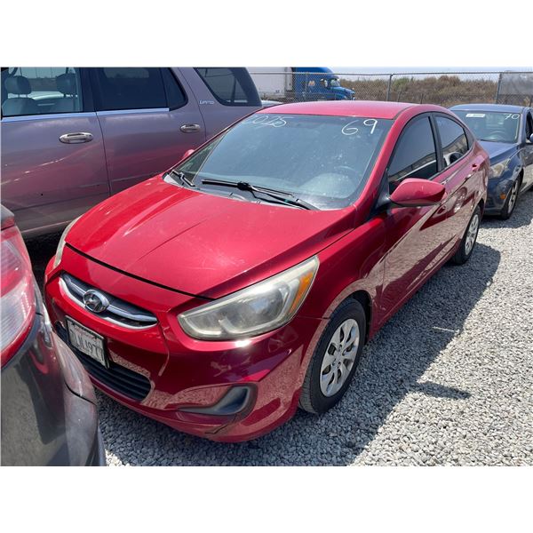 HYUNDAI ACCENT 2016 L/S