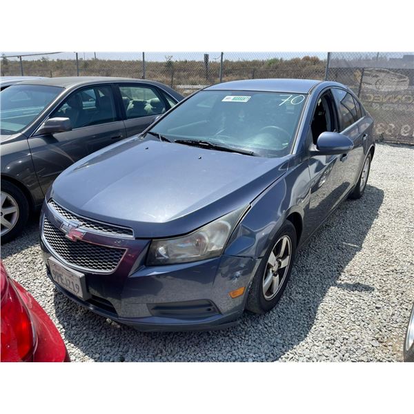 CHEVROLET CRUZE 2013 SALVAGED TITLE