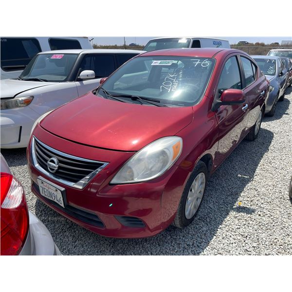 NISSAN VERSA 2014 T