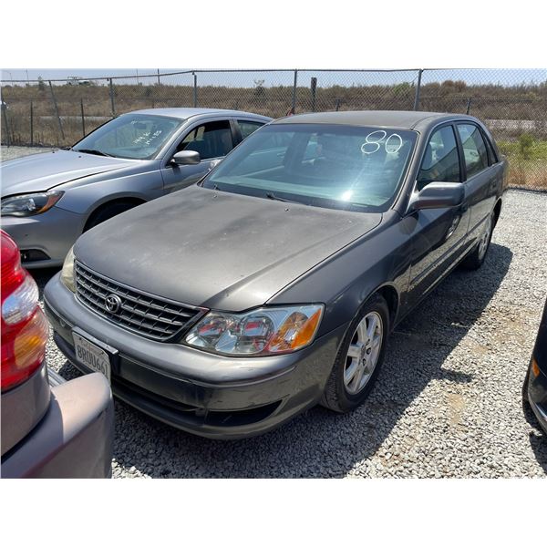 TOYOTA AVALON 2003 ADT