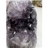 Image 5 : 2.5 INCH  AMETHYST WITH GREEN AGATE GEODE POLISHED
