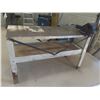 Image 1 : Stationary Steel Work Bench, 36x26x60, w/ 6" Record Vise
