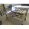 Image 2 : Stationary Steel Work Bench, 36x26x60, w/ 6" Record Vise
