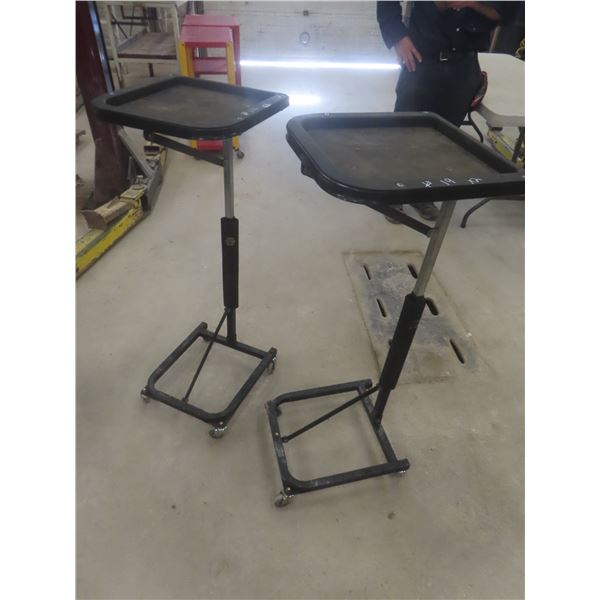2 Rolling Parts Trays, 41x14x14